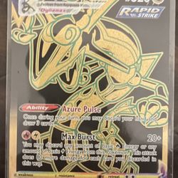Rayquaza VMAX RAPID STRIKE Pokémon Card