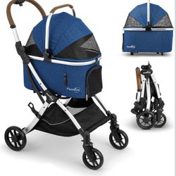 Luxury Pet Stroller with Detachable Carrier PetRida - Brand new down from $190