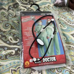 E R Doctor Halloween Costume Size M(8-10)