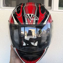 Vega Altura Full Face Motorcycle Helmet – Size Medium