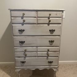 Antique White Washed Drawer