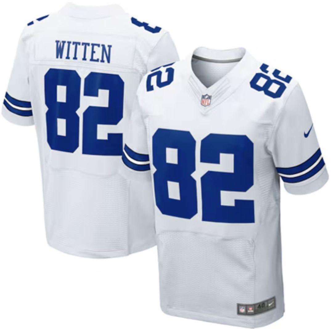 Dallas Cowboys Jason Witten Nike White On Field Jersey - Youth Medium (10/12)