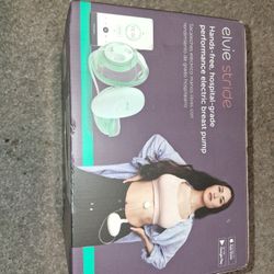 Elvie Stride hands-free electric breast pump. 