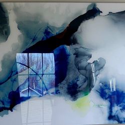 Beautiful Glass Wall Art  (6' x 3') - Large REDUCED!