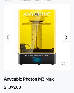 Anycubic Photon M3 Max Resin 3D Printer