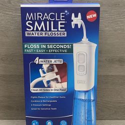 Miracle Smile Water Flosser New In The Box 