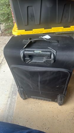 Black Rolling Carry-On Luggage Suitcase
