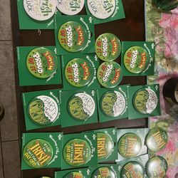 Various new St. Patty’s Day pins