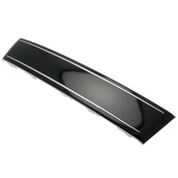 Genuine Audi TT Front License Plate Filler - Brilliant Black (8J0807285J) - OEM VIN-Specific Fitment | 2008-2015 TT/TT Quattro