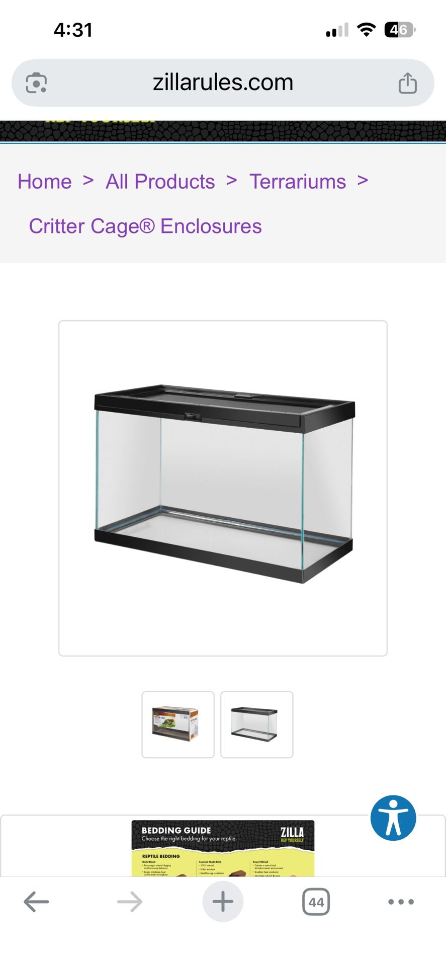 Critter Cage Tank Small 