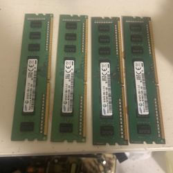 4 Stick Of Ddr3 Ram 4gb