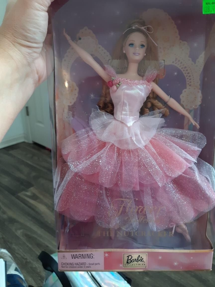 collector Barbie flower ballerina