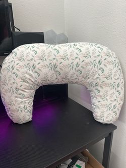 Nursing Pillow with Floral Cover