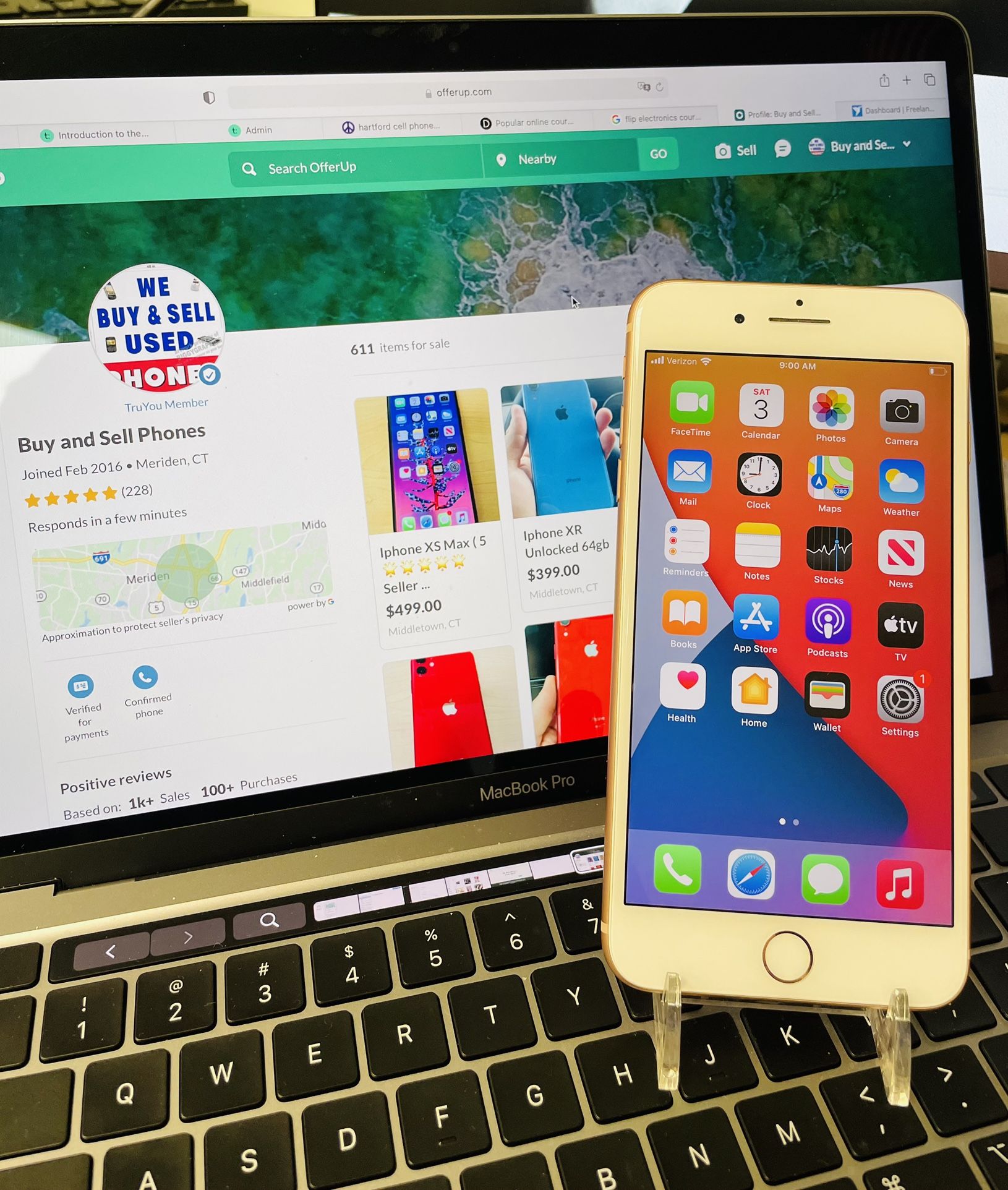 Iphone 8 Plus Unlocked 64gb ( 5🌟🌟🌟🌟🌟 Seller)