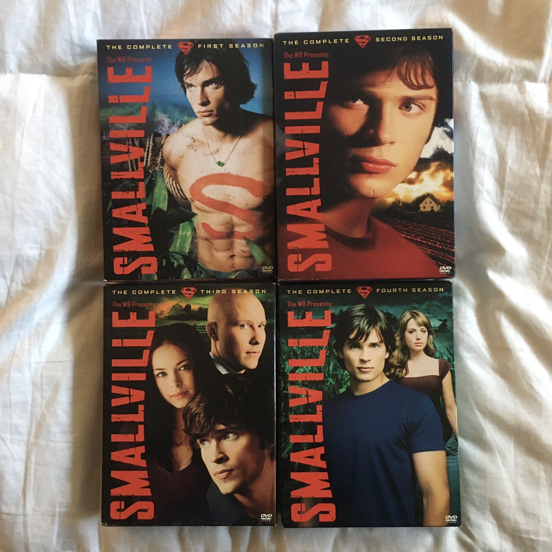 Smallville DVDs (Seasons 1-4)