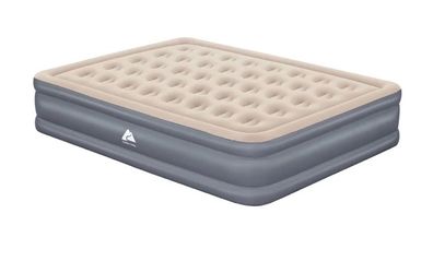 Queen Air Mattress with Built-In Electric Pump – Used Once