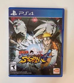 Naruto Shippuden Ultimate Ninja Storm 4  PlayStation 4 no scratches tested