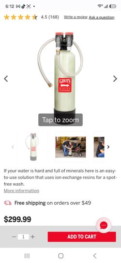 Portable water dionizer for mobile car wash