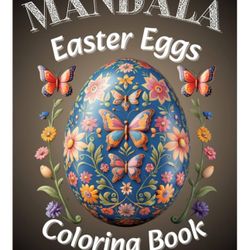 New Mandala Easter Eggs Coloring Book 