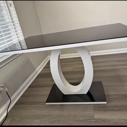 63” High Gloss White DINING TABLE 👌🏻👌🏻👌🏻