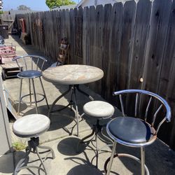 Adjustable Outdoor Table Set  !