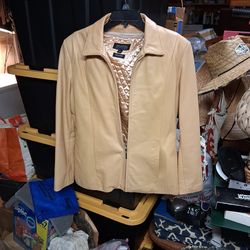 Wilson's Leather Pelle Studio Large Thinsulate Insulation  Rare Beige Tan