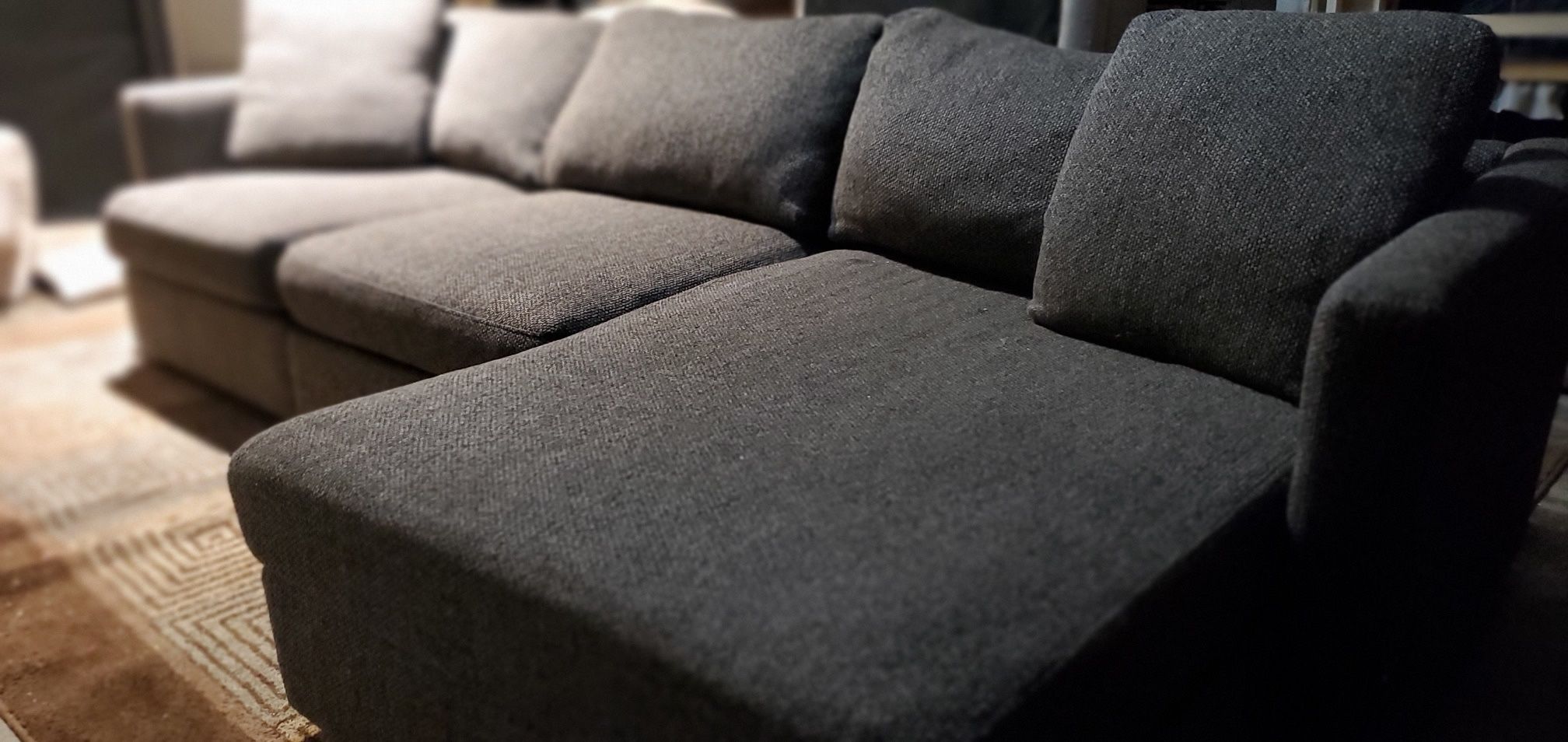 Black L Shaped Sectional Couch “WE DELIVER”
