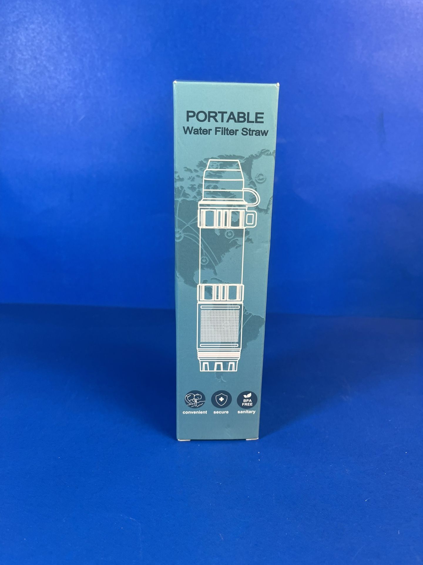 Portable Water Filter Straw Purifier for Camping and Hiking