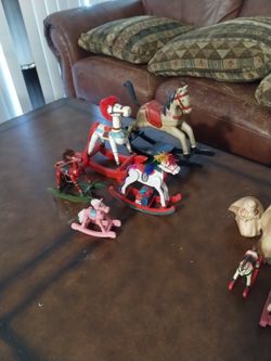 Wooden Vintage Rocking Horse's 