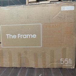 SAMSUNG 55-Inch Class QLED 4K The Frame LS03D Series, Quantum HDR, Art Mode, Anti-Reflection Matte Display, Smart TV w/ 