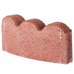 Curved Scalloped Concrete Edgers