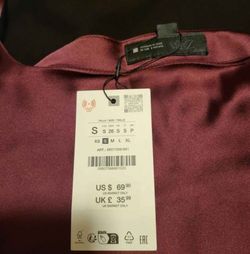 Pretty ZARA dress! Size  S -M  (New )