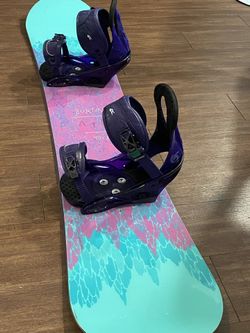Burton Snowboard 🏂 Bindings Included. 