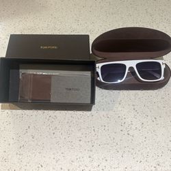 Tom ford white sunglasses