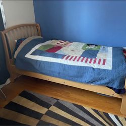 Italian Pali Twin Bed With Mattress 