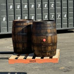 Whiskey Barrel Trash Cans For Sale