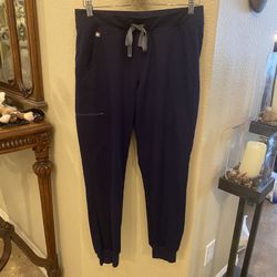 FIGS Women Navy Technical Collection Scrub Jogger Pants Size Medium