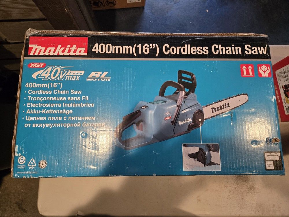 Makita 40v Chainsaw Tool New