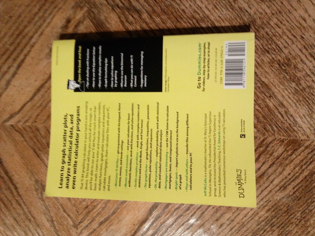 TI-84 Plus Graphing Calculator for Dummies