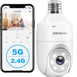Wireless Light Bulb Camera (2 Sets)