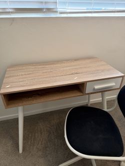 Desk and chair