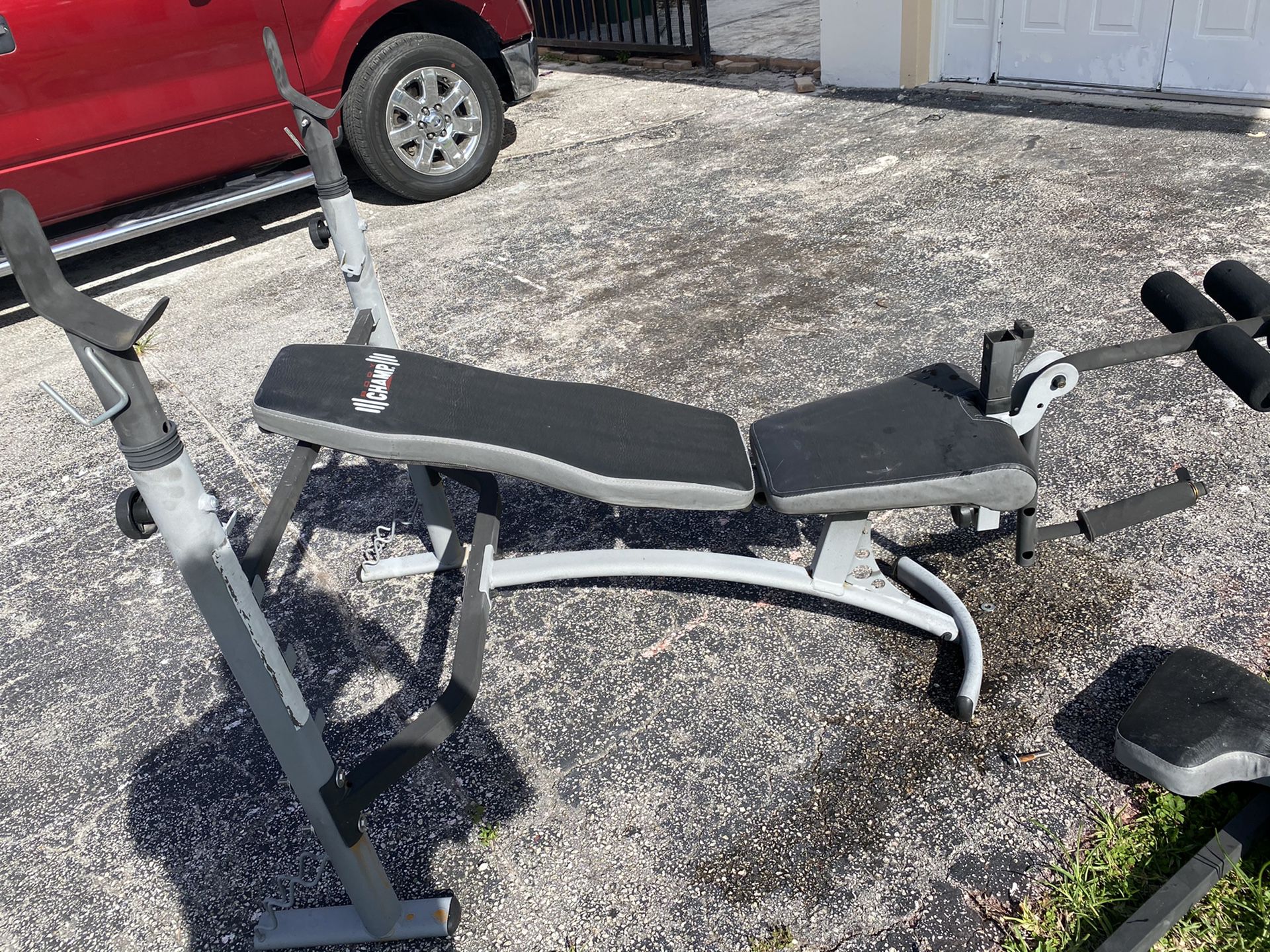 Workout bench wide