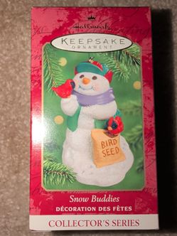 NIB Hallmark 2000 Snow Buddies Keepsake Ornament Snowman