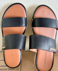 Authentic Coach Sandals - Size 6