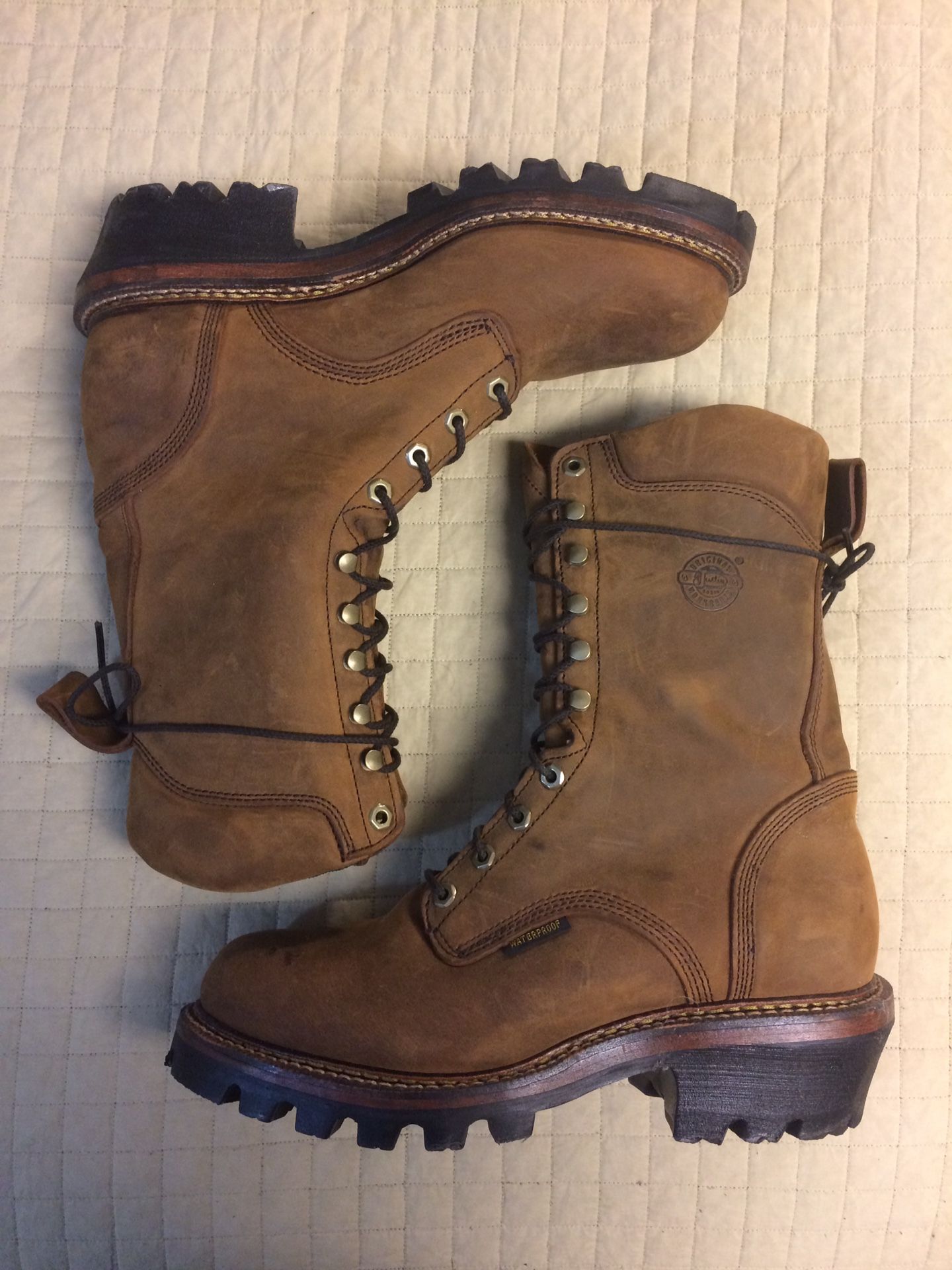 Justin Logger Work Boots