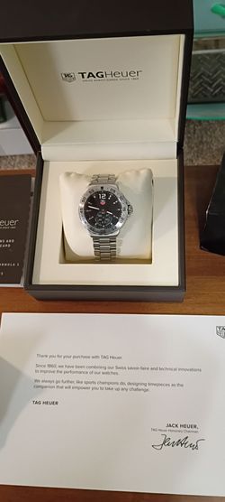 Used TAG HEUER Formula 1 BIG DIAL/ Bezel, Black Dial (2016) from Las Vegas, NV TAG Heuer Store w/ BOX, TAG Receipt
