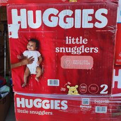 Huggies 2 , 128 Count. $30 Each Box. 