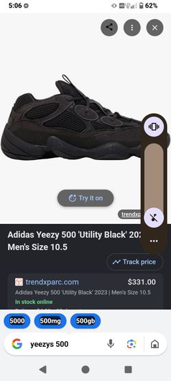 Yyeezy 500 utility balck