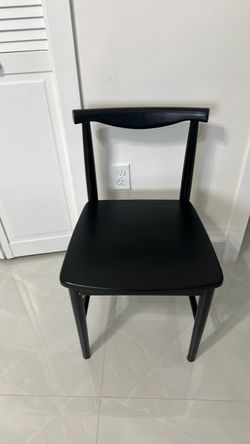 Black Wood Chair