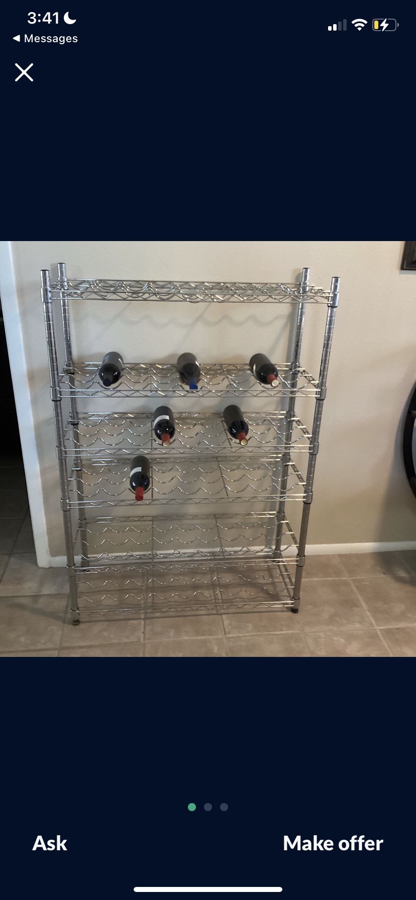 54 Bottle Wine Rack